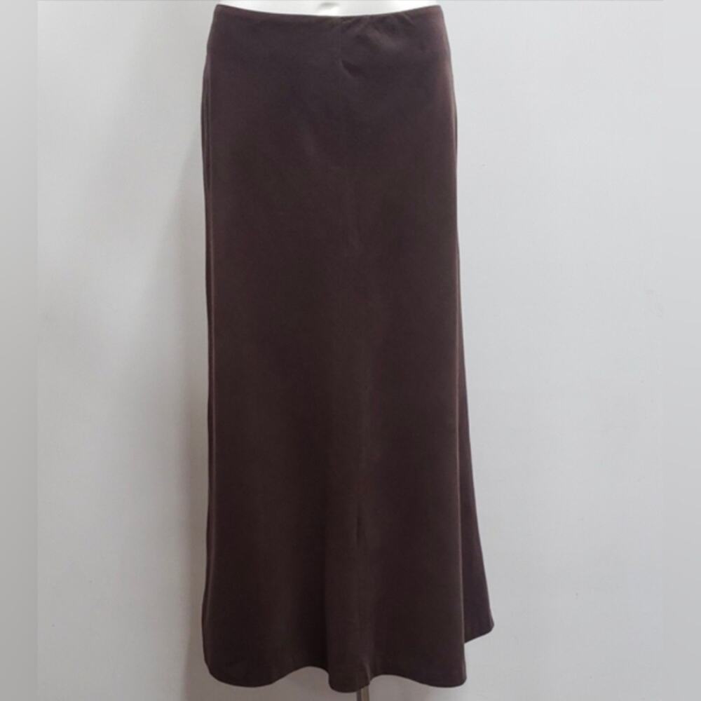 Charter Club Lightweight Corduroy Maxi Bias Skirt Women's 14 Gypsy Forest Fairy